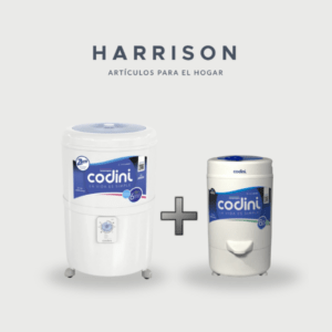 Combo Codini Lavarropas y Secarropas