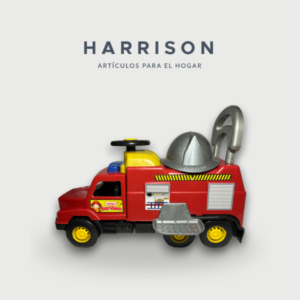 CAMIÓN BOMBERO PATA PATA PARA NIÑOS CON CASCO Harrison Hogar