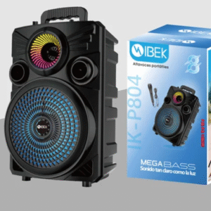 Parlante con micrófono Ibek 8 pulgadas