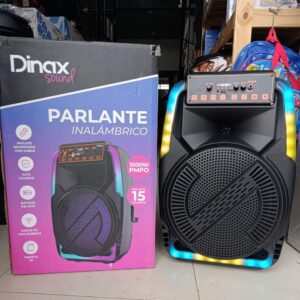 Parlante inalámbrico Dinax 15" 1500w