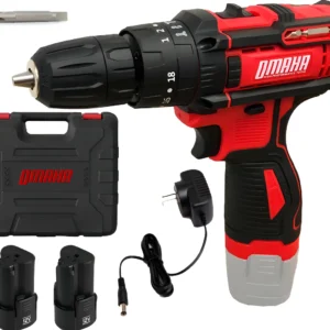 Taladro Atornillador Percutor inalámbrico Omaha 12v