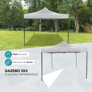 Gazebo Microsonic Reforzado 3x3